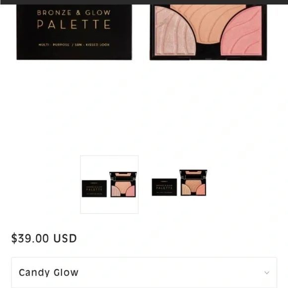 Korres bronze & glow palette